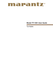 Marantz TT-15S1 Mode D'emploi