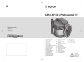 Bosch GAS 18V-10 L Professional Notice Originale