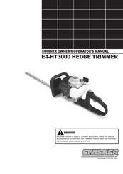 Swisher E4-HT3000 Manuel D'utilisation