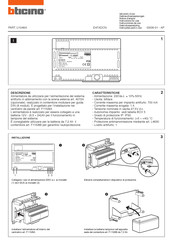 Bticino E47ADCN Notice D'emploi