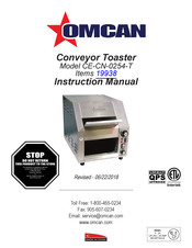 Omcan CE-CN-0254-T Manuel D'instructions