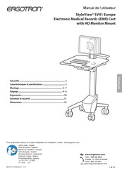 Ergotron StyleView SV41 Manuel De L'utilisateur