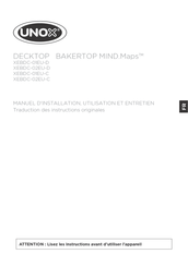 Unox MIND.Maps XEBDC-02EU-C Manuel D'installation, Utilisation Et Entretien