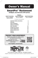 Tripp-Lite SmartPro SMART1500CRMXL Manuel Du Propriétaire