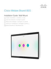 Cisco Webex Board 85S Guide D'installation