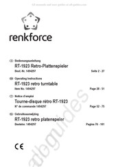 Renkforce RT-1923 Notice D'emploi