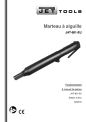 Jet Tools JAT-801-EU Manuel De Fonctionnement Et Liste Des Pièces