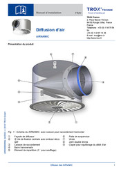 Trox Technik AIRNAMIC Serie Manuel D'installation