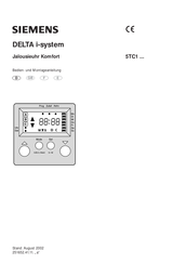 Siemens DELTA i-system Komfort 5TC1521 Notice De Montage Et De Service