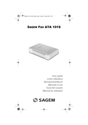 Sagem FAX ATA 101S Livret Utilisateur
