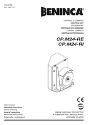 Beninca CP.M24-RE Livret D'instructions