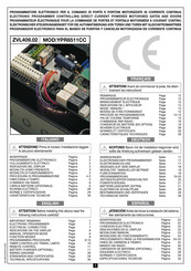Cardin Elettronica YPR8511CC Instructions D'utilisation