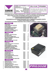 Cardin Elettronica YPR302B02 Manuel D'installation