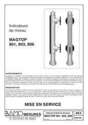 Bamo MAGTOP 801 Mise En Service