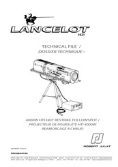 Robert Juliat lancelot 1021 Dossier Technique