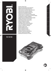 Ryobi RC18150 Traduction Des Instructions Originales