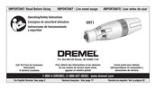 Dremel VRT1 Consignes De Sécurité/D'utilisation