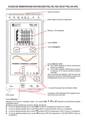 Chauvin Arnoux PEL104 Guide De Démarrage Rapide