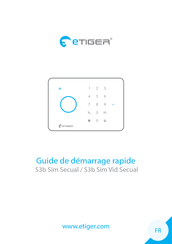 Etiger S3b Sim Secual Guide De Démarrage Rapide