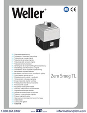 Weller Zero Smog TL Traduction De La Notice Originale