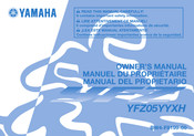 Yamaha YFZ05YYXH 2017 Manuel Du Propriétaire