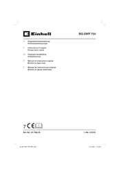 EINHELL BG-SWP 750 Instructions D'origine