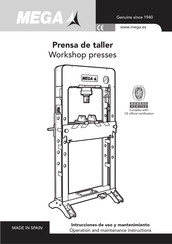 Mega PRB20 Instructions D'utilisation Et D'entretien