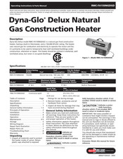 Dyna-Glo RMC-FA150NGDGD Instructions D'utilisation