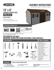 Lifetime 60138 Instructions D'assemblage