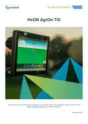 Hexagon HxGN AgrOn TiX Guide D'utilisation