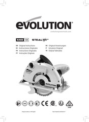 Evolution STEALTH 185 Instructions Originales