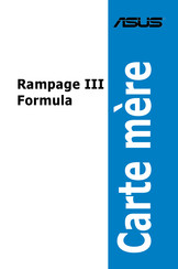 Asus Rampage III Formula Mode D'emploi