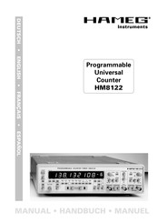 Hameg Instruments HM8122 Manuel
