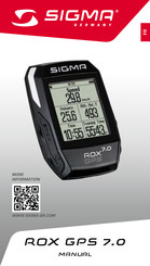 Sigma ROX GPS 7.0 Manuel
