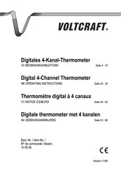 Voltcraft 10 08 06 Notice D'emploi