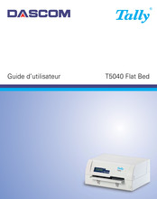 Dascom Tally T5040 Flat Bed Guide D'utilisateur