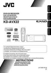 JVC EXAD KD-AVX22 Manuel D'instructions