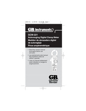 GB Intsruments GCM-221 Mode D'emploi