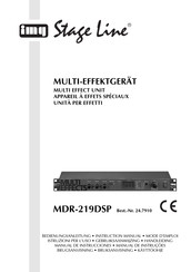 IMG STAGELINE MDR-219DSP Mode D'emploi