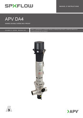 APV SPX Flow APV DA4 Manuel D'instructions