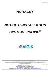 NORALSY VIGIK PROVIC Notice D'installation