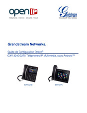 Grandstream GXV-3240 Guide De Configuration