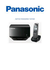 Panasonic TGP 500 Notice