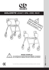 Dolomite OPAL 2000 Mode D'emploi