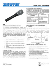 Shure SM86 Mode D'emploi