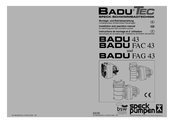 Speck pumpen BADUFAG 43 Instructions De Montage Et D'utilisation