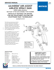Binks Carlisle AA4400M Instructions De Service