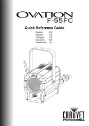 Chauvet Professional Ovation F-55FC Guide De Référence Rapide