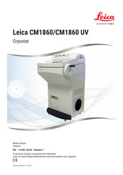 Leica BIOSYSTEMS CM1860 UV Mode D'emploi