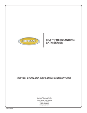 Jacuzzi ERA FREESTANDING Serie Instructions D'installation Et Fonctionnement